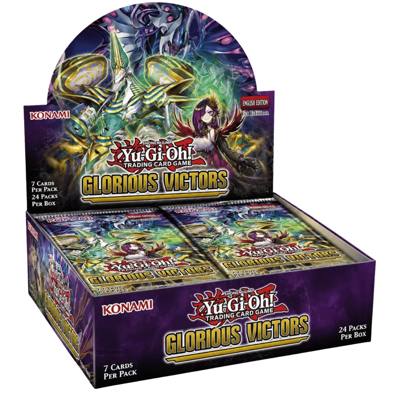 Yu-Gi-Oh!: Glorious Victors - Booster Display (Inglés)