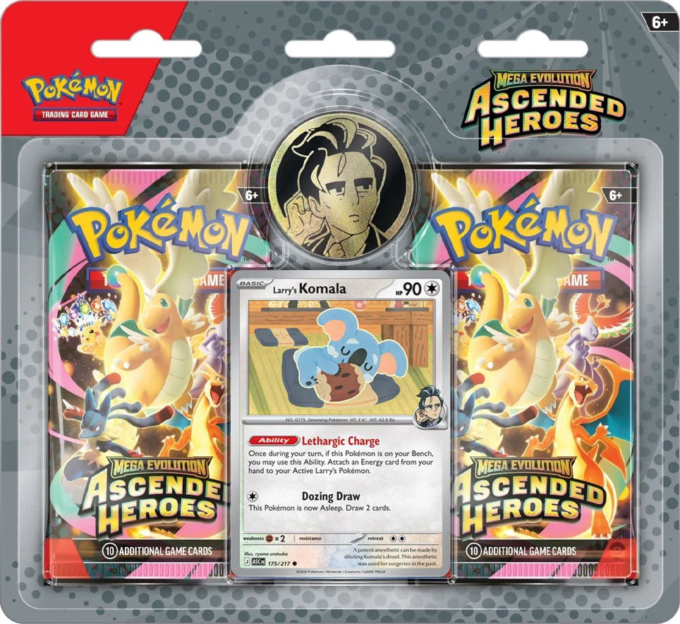 Pokemon TCG: Ascended Heroes - Blister 2 Sobres (Español)