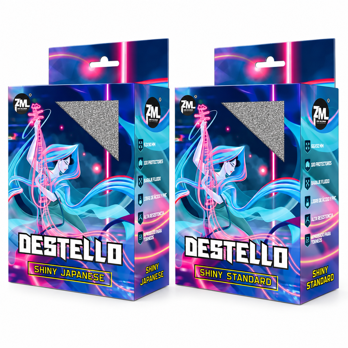 Protectores Zero Mulligan Destello Shiny Silver | 103 unidades