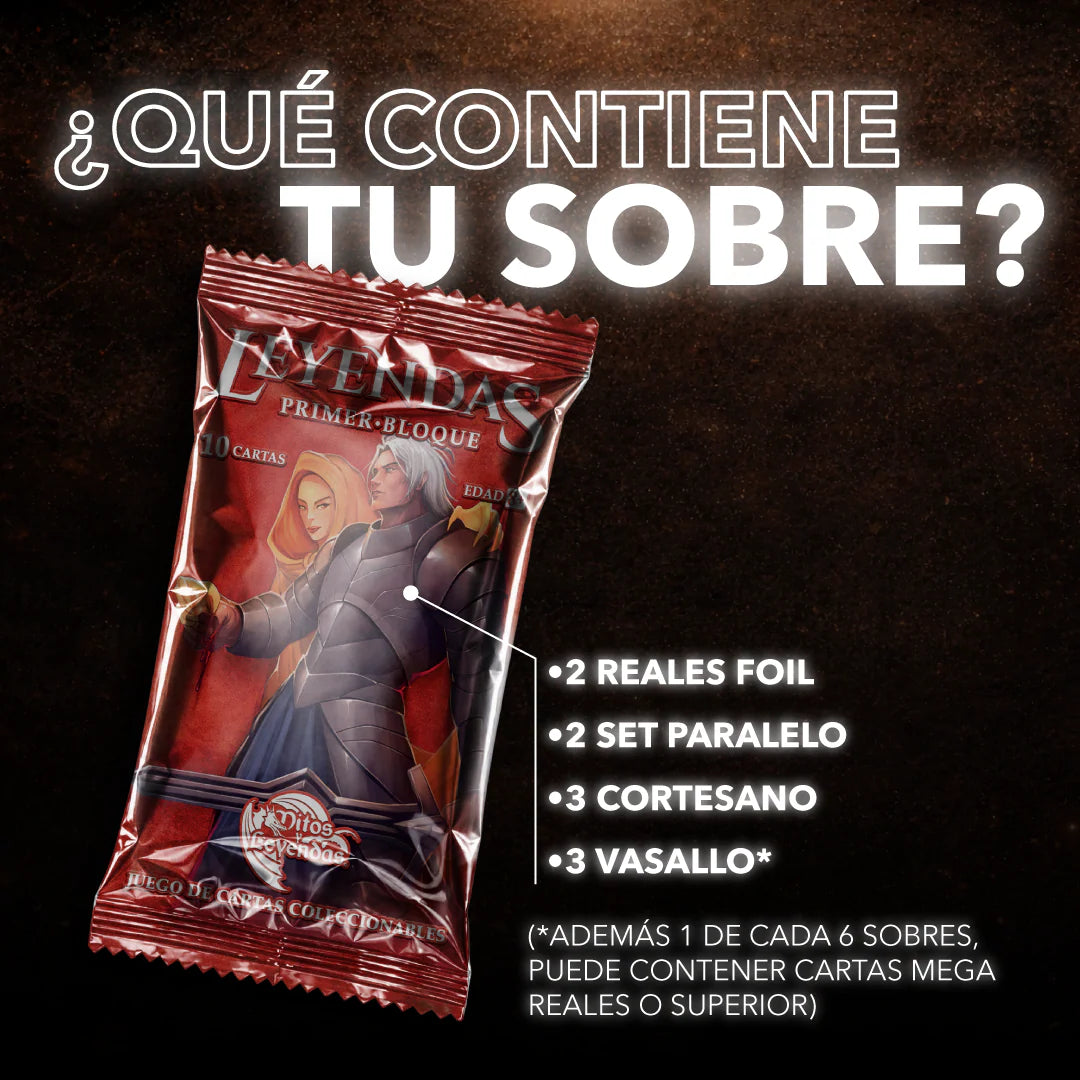 Mitos y Leyendas: Display de Sobres - Primer Bloque 4.0