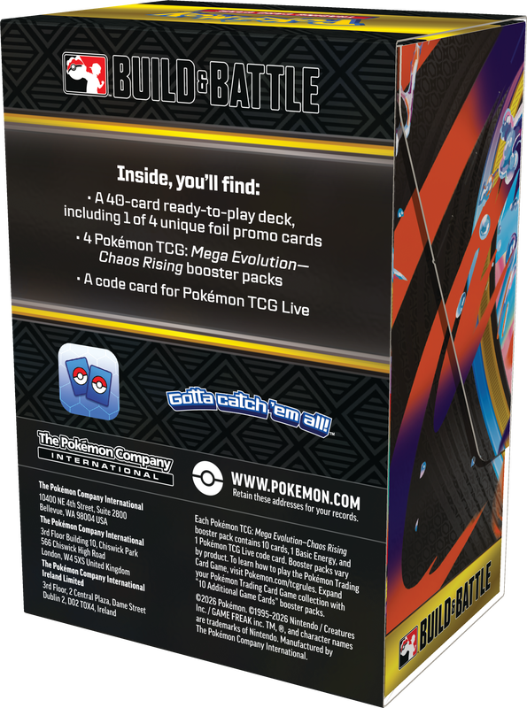 Pokémon TCG: Build & Battle Box - Chaos Rising (Inglés) - Preventa