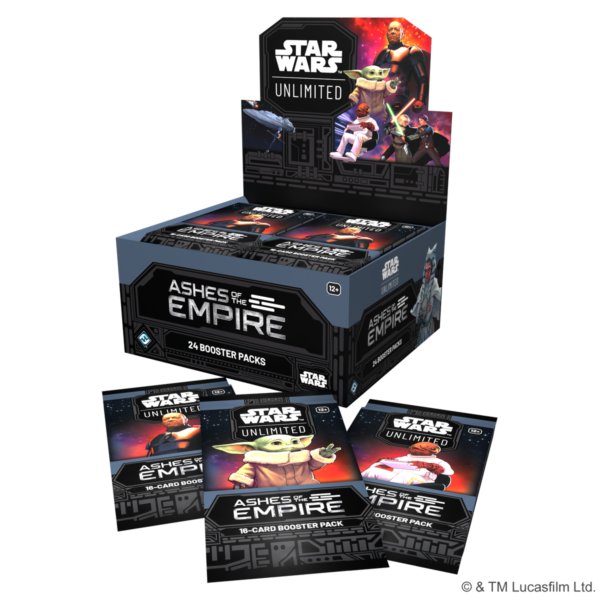 Star Wars Unlimited: Booster Display - Ashes of the Empire (Inglés)
