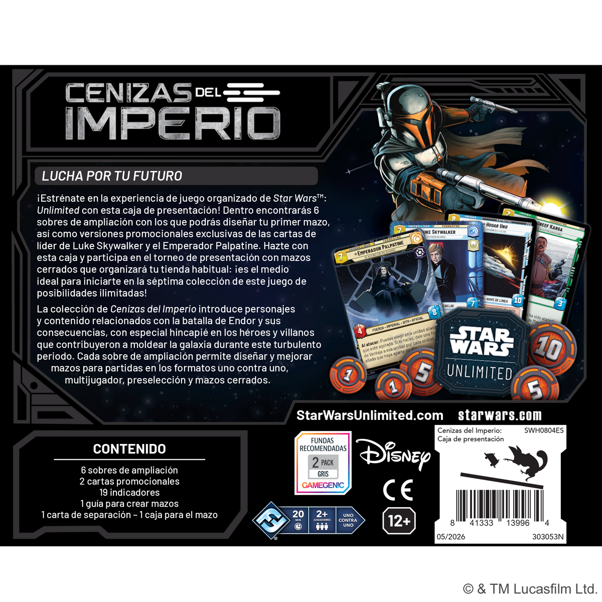 Star Wars Unlimited: Ashes of the Empire - Kit de Prelanzamiento (Español)