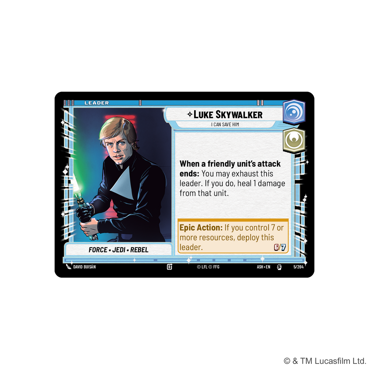 Star Wars Unlimited: Ashes of the Empire - Spotlight Deck (Inglés)