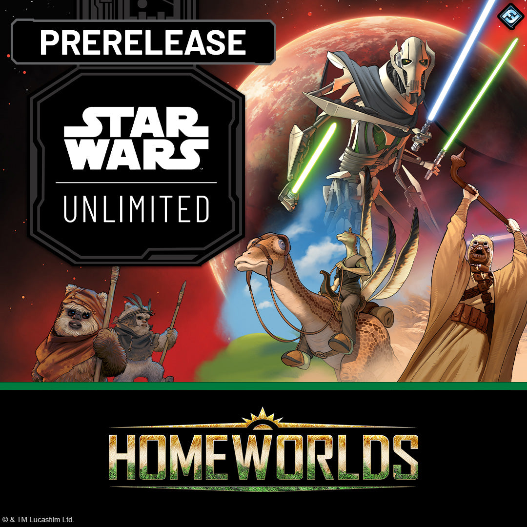Pre-lanzamiento Star Wars: Unlimited - Homeworlds | Sábado 3 de Octubre