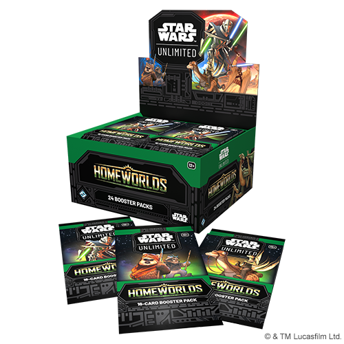 Star Wars: Unlimited – Homeworlds – Booster Display