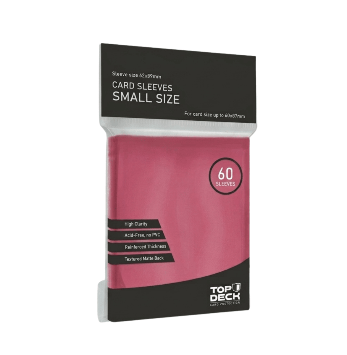 Protectores Esenciales Top Deck Small 62x89mm | 60 unidades