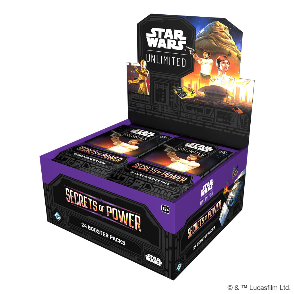 Star Wars Unlimited: Booster Display - Secrets of Power (Inglés)