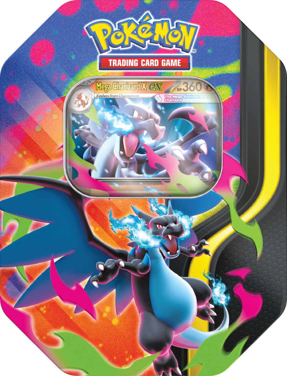 Pokemon TCG: Mega Charizard Tin (Español)