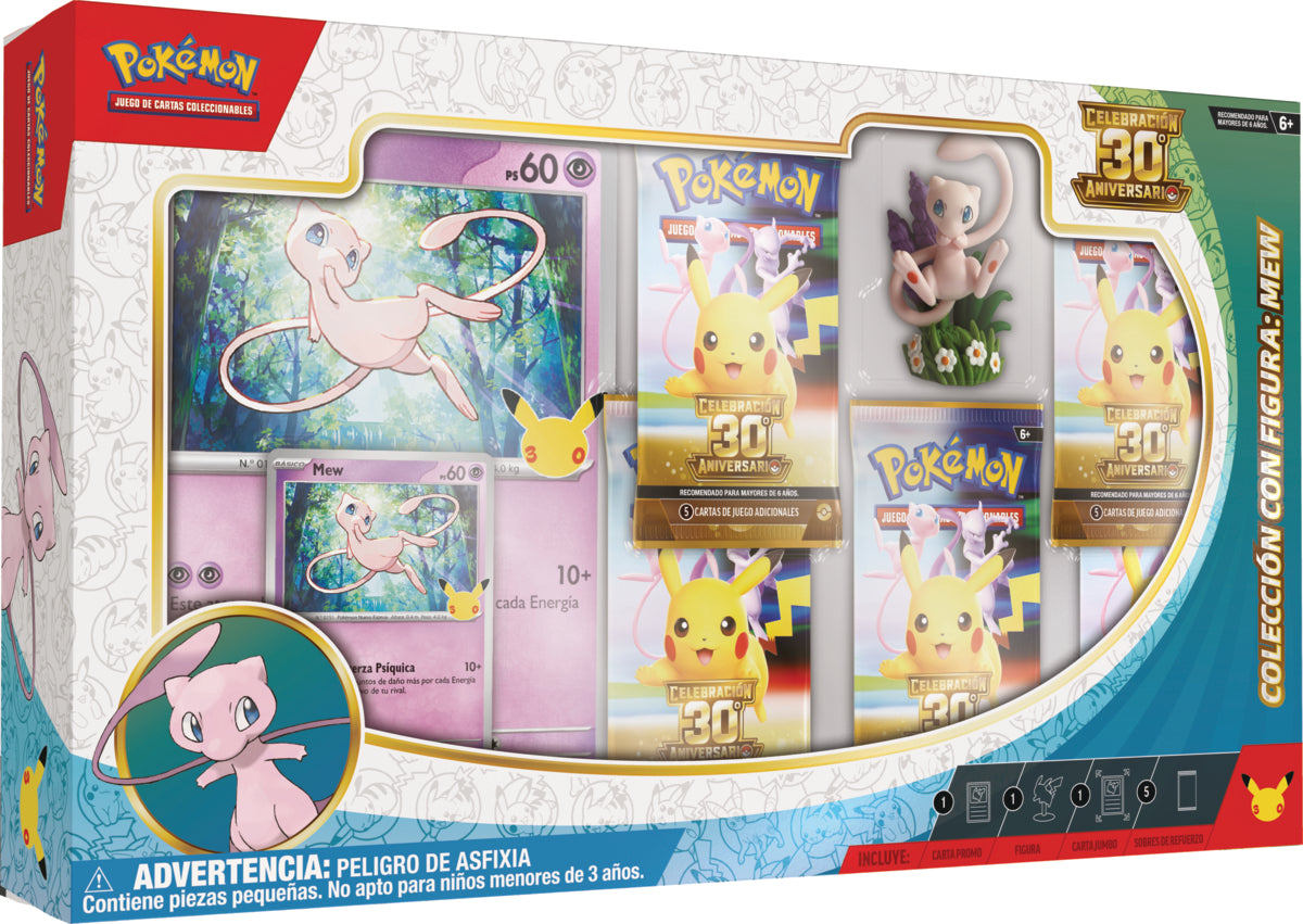 Pokémon TCG: Colección con Figura Celebración 30.º Aniversario (Español)