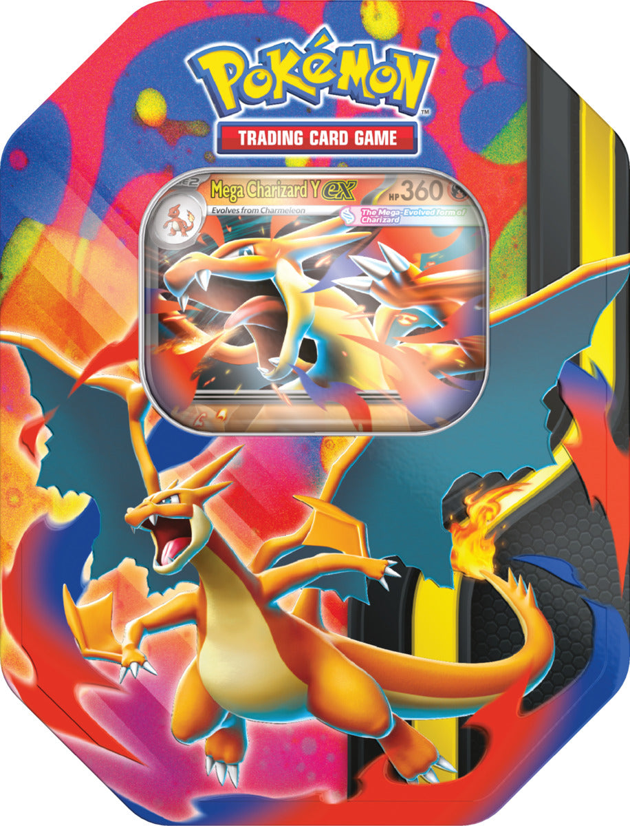 Pokemon TCG: Mega Charizard Tin (Español)